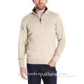 Custom Knit Sweater Long Sleeve Man Pullover Sweater with Zipper